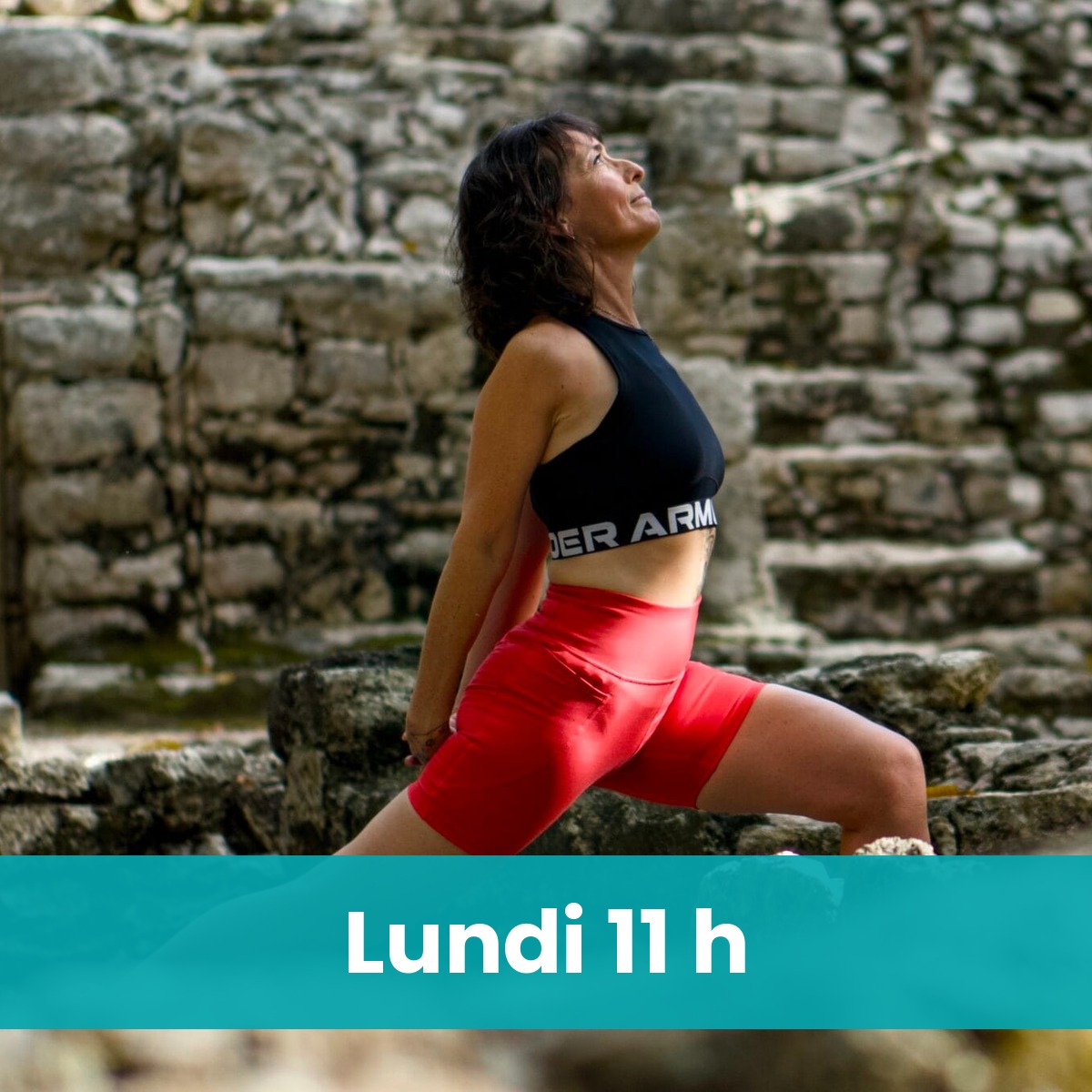 Yoga en ligne · Lundi 11 h